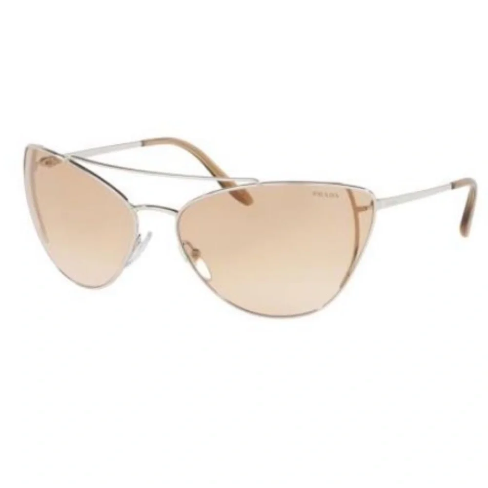 PRADA Sunglasses NEW PR 65VS-1BC232 Silver / Pink Gradient Orange NEW - Picture 2 of 13